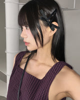 [2 sets] ミッチリボンヘアピン