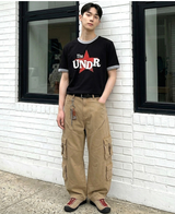 Essential Standard Short Sleeve Ringer T-shirt Understar Black