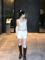 Monday Atelier Low Folding Cotton Shorts