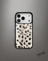 SNOW LEOPARD Epoxy Bumper Case / TREEFORFIVE345
