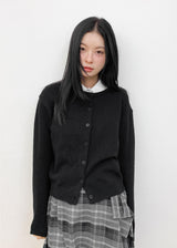 クラシックウールカーディガン