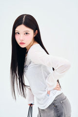 sheer logo TEE