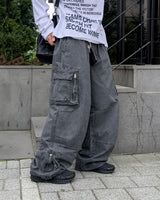 Lansen Pigment Washing Cargo Pants