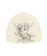 BABY ANGEL GRAPHIC BEANIE_WHITE