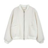 WOOL IVORY STADIUM JUMPER