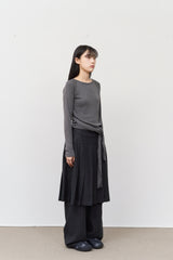 (W) Oat Tie Top