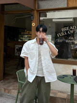 Cozy western cotton short sleeve shirt