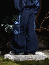 RELABEL 24AW Chrysalis - Chrysalis by Chrysalis Multi-Pocket Pleated Loop Machete Nylon Pants