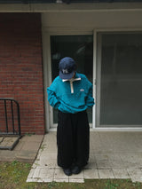 Double-sided fleece anorak