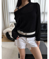 See through loose fit knit(3color)