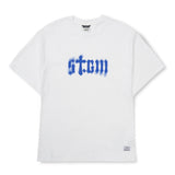 ブラーSTGMセミオーバーサイズTシャツ Black / Blue / White