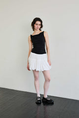 ANNIE BALLOON SKIRT PANTS / WHITE