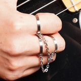 Three Ring Connection Chain Stainless Steel_TRIPLE CHAIN RNG