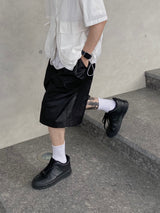 ナイロンピンタックハーフパンツ2C