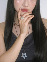 [925silver] Super star ring
