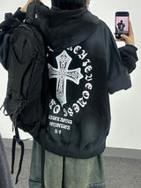 attain cotton hood zip-up
