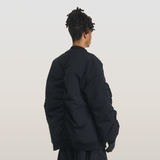 RELABEL 23AW Structured Pleated Split Llight Jacket Cotton Jacket
