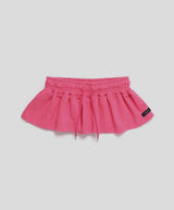 SWEAT LAYERED LOGOLABEL SKIRT