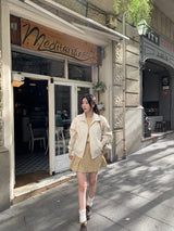 [MADE] Peto Pintuck Mini Skirt