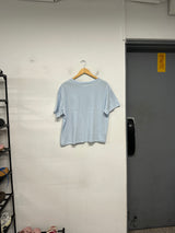 Bonjuhai Letter Semi-Crop Basic Fit Short Sleeve T-shirt 5 Colors