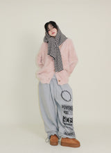 Featheryan Rouge Long Angora Cardigan