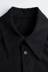 Crisp Solid Oversized Shirt