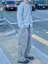 ウェイドコットンパンツ