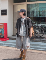 サンディアルプリンティングショートスリーブTシャツ