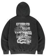 LOGO LIST PIGMENT HOODIE