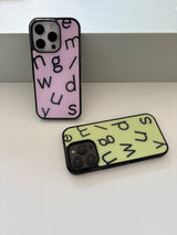 alphabet phone case