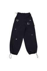 Shimmer Balloon Pants [Navy]