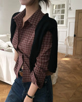 [ORIGINAL] Trick Slim Fit Check Shirt