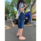 マオ バミューダ デニムパンツ