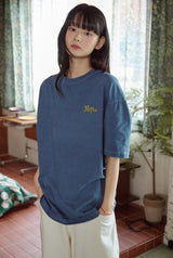 26SS★ ドルフィンハーツピグメント半袖Tシャツ
