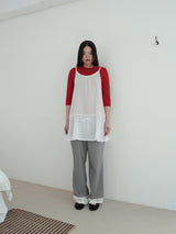 AIRY DOT DRESS (WHITE)