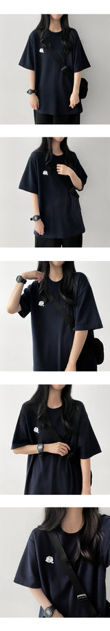 ドョンズエンブロイダードショートスリーブTシャツ
