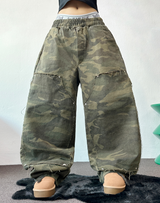 カーペンターミリタリーヒップダメージパンツ 🤎💚🩶3カラー/2サイズ