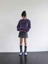 LUCKY SWEATSHIRT (DUST PURPLE)