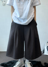 Rugby Double Pintuck Keyring Wide Bermuda Shorts 4color