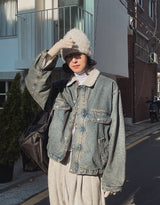 Travel denim mustang jumper
