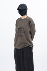 アカバランアウト長袖Tシャツ