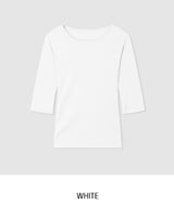 [1+1] Pose Round Three Quarter T-shirt
