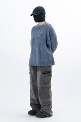 Double Layer Cargo Denim