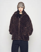 25FW TEDDY HOOD JUMPER