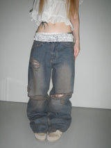 joshua tree distressed jeans 