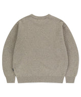 BASIC LOGO NEP KNIT SWEATER