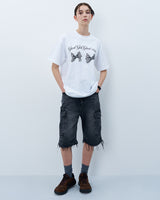 ツインリボンTシャツ　ホワイト