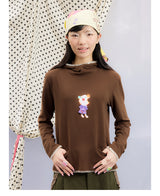 UnsocialNight春夏新作オリジナルデザインかわいいプリント二色フード付きTシャツ