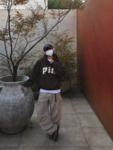 Pete Buckle embroidered fleece hoodie 4C