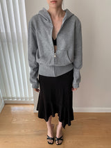 トレンドフーディーポケットスウェットジップアップ